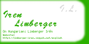 iren limberger business card
